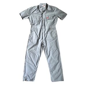 VTG Dickies Mens Gray Coveralls Jumpsuit Workwear Chest 42 SH Utility